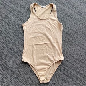 Scoop Neck Racerback Bodysuit